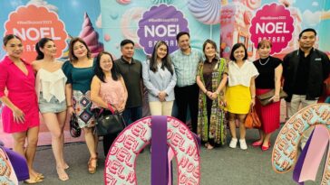VIPs at Noel Bazaar opening at The Filinvest Tent