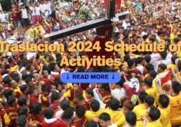 Traslacion 2024 Schedule of Activities