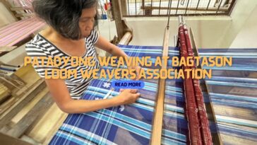 Patadyong Weaving at Bagtason Loom Weavers Association