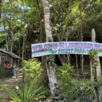 Entrance to Lambingan Waterfalls and Forest Park