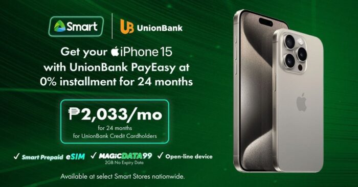 Smart, UnionBank to offer up to P5,000 cashback and 0% installment with iPhone upgrades
