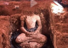 Buddha Statue Found in Kedah's Bukit Choras photo via ASEAN Culture and History FB Page