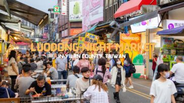 Luodong Night Market in Yilan, Taiwan