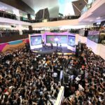 A roaring crowd greets EXO’s Xiumin at the Korea Travel Fiesta 2024