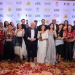 Department of Tourism (DOT) Secretary Christina Garcia Frasco (fifth from right), along with officials of the DOT and Tourism Promotions Board (TPB) Philippines, poses with World Travel Awards (WTA) Founder Graham Cooke (fourth from left) on the sidelines of the Philippines' successful hosting of the 31st WTA Asia & Oceania Gala Ceremony 2024 spearheaded by the DOT and TPB Philippines.