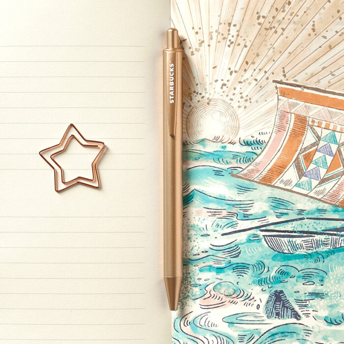 Starbucks Philippines Planner 2025 Golden Pen
