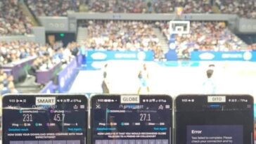 Smart 5G tops speedtests at SM MOA Arena