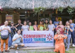 CBT participants pose for a photo after being toured in Villa Miranda Farm and Resort by LET’S GO