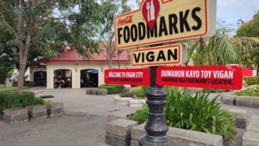 Coca-Cola Foodmarks Vigan installations in Plaza Burgos