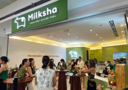 Consumers enjoying at Milksha’s first-ever concept store at 2F, SM North EDSA