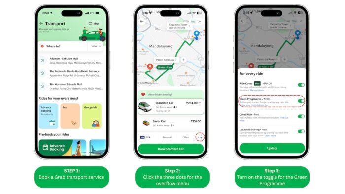 [STEPS] Grab Green Program Transport Booking