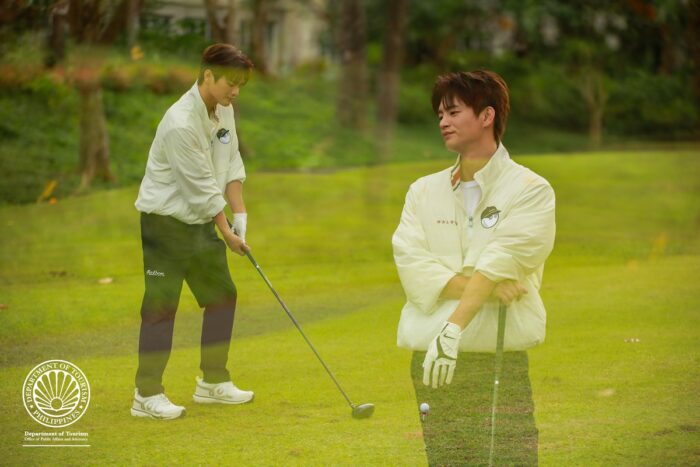 Seo In Guk enjoying Golf in PH