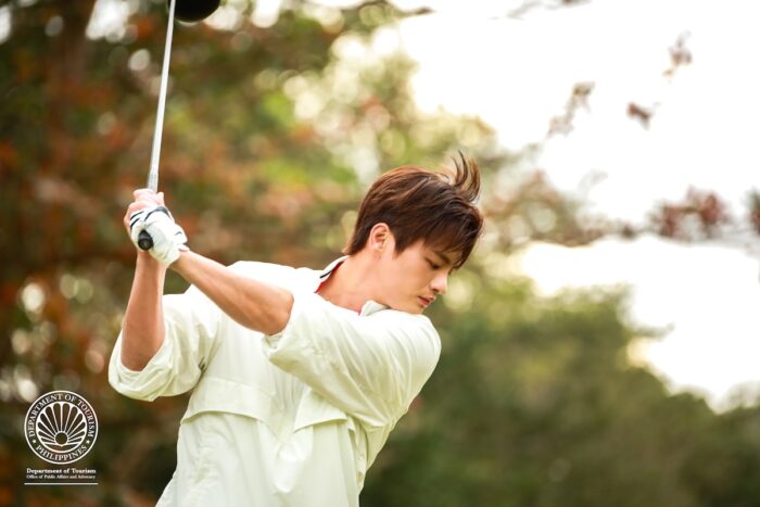 South Korean Star and New Philippine Tourism Ambassador Seo In Guk enjoying Golf in PH