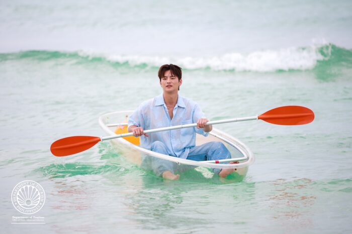 South Korean Star and New Philippine Tourism Ambassador Seo In Guk tried CRYSTAL KAYAK in Boracay