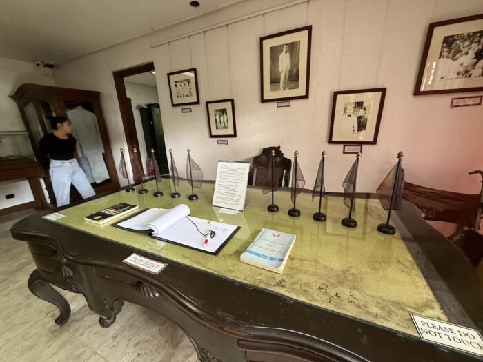 Old Table inside Emilio Aguinaldo Museum