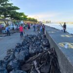 Over a ton of trash collected by SM volunteers during the April 2025 coastal cleanup at SM By the Bay—each bag a step closer to a cleaner, healthier marine environment.