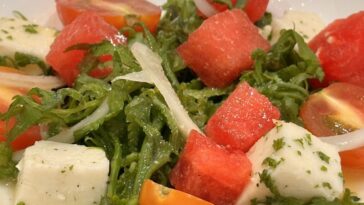Fern Salad with Paneer