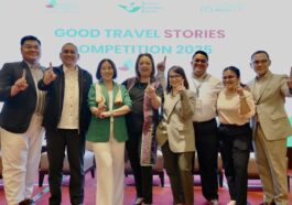SST president Susan Santos De Cardenas with executives of the Chroma Hospitality Group
