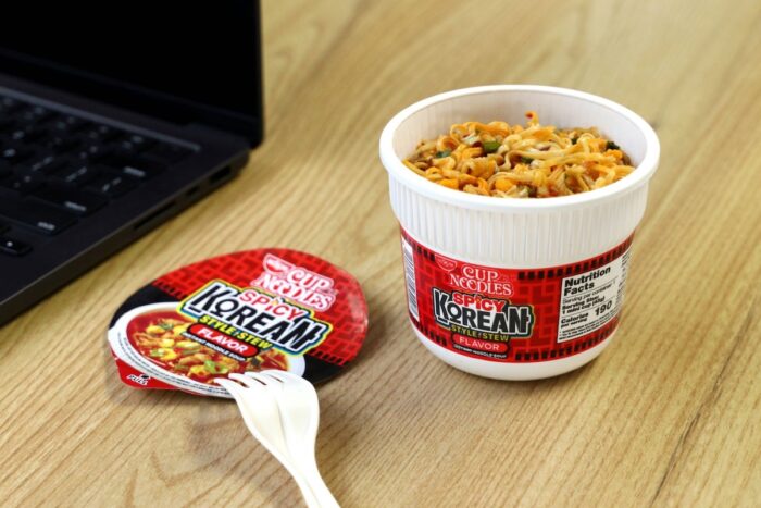 Spice up your merienda with Nissin Cup Noodles' Spicy Korean Style Stew.