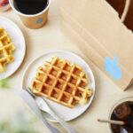 Made freshly in-store, Blue Bottle Coffee’s Liège waffle makes its debut in Singapore, with a tender, fluffy interior and a crisp, caramelised crust.