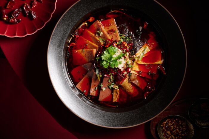 Duck Blood in Chilli Sauce