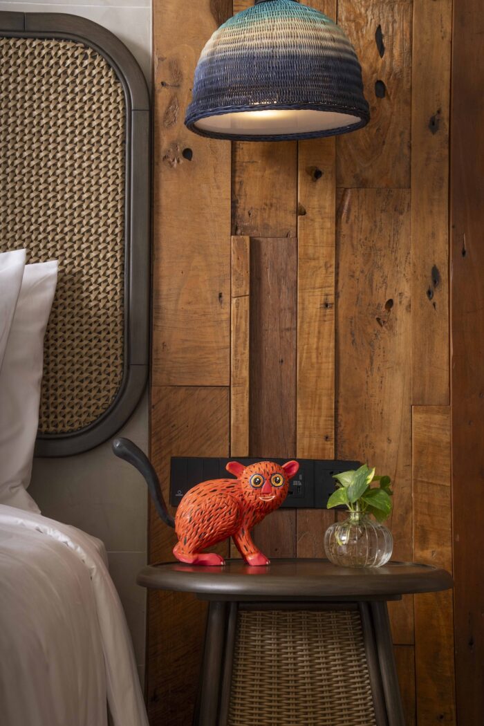 South Palms Resort & Spa Panglao - MGallery Collection opens on the shores of Bohol as a new benchmark in design-led resort hospitality A tarsier wood carving in every room