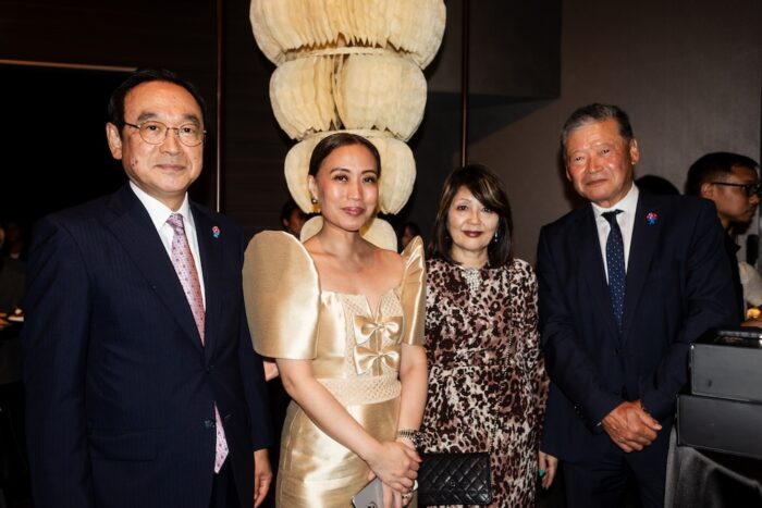 Ambassador Koji Haneda, COO Marga Nograles, Mdme. Ihoko Haneda, Deputy Sec Gen Manatsu Ichinoki
