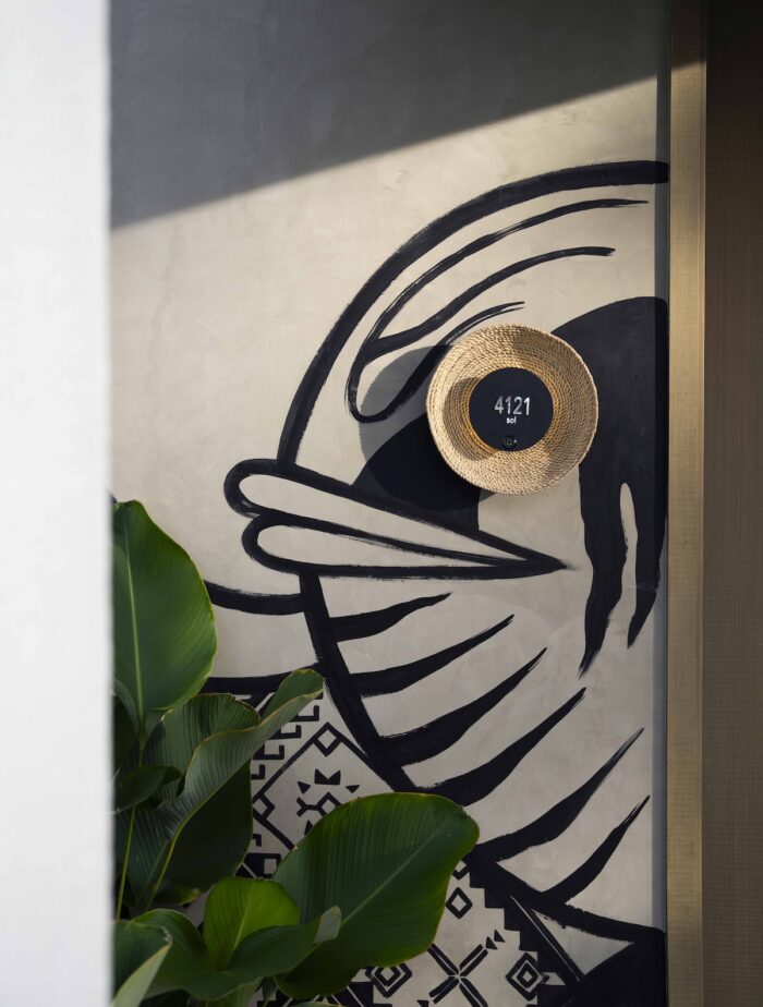 South Palms Resort & Spa Panglao - MGallery Collection opens on the shores of Bohol as a new benchmark in design-led resort hospitality Fish eye designed room number at South Palms Resort & Spa Panglao - MGallery Collection ©Jason Lang