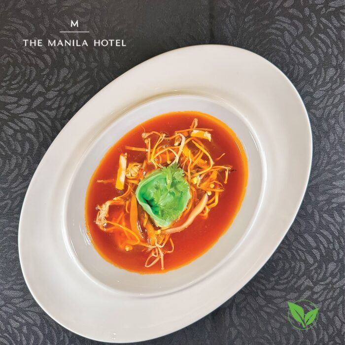 Red Jade - Hot and Sour Soup with Vegetable Dumpling
