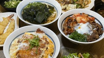 Tsurumaru Udon x Tempura Menu