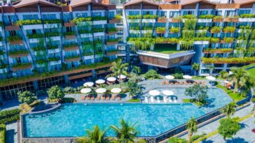 Water-facing accommodations at Bellerive Hoi An Resort