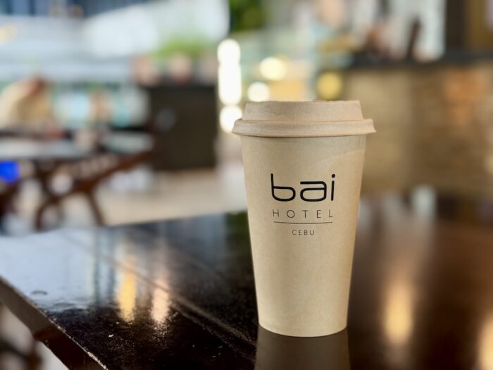 Paper Coffee Cups at bai Hotel Cebu