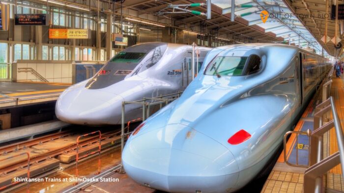 Shinkansen Trains at Shin-Osaka Station 