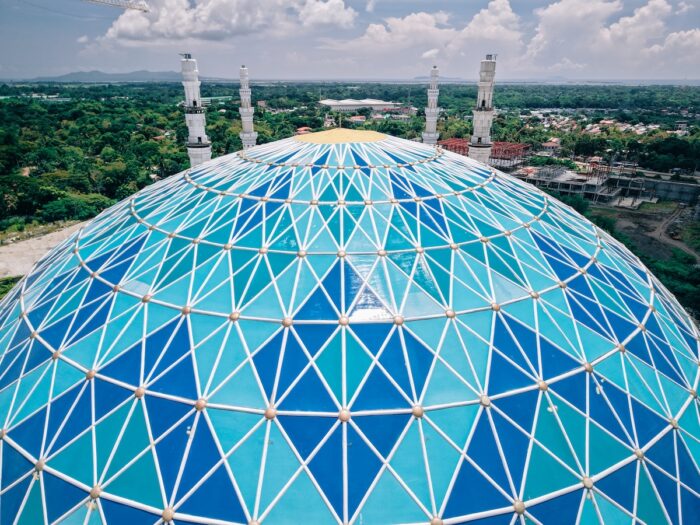 The Main Dome of Sadik Grand Mosque