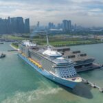 The Singapore-homeported Ovation of the Seas.