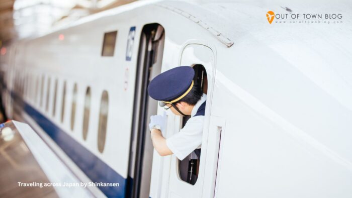 Traveling across Japan by Shinkansen
