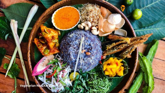 Vegetarian Nasi Kerabu