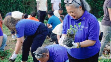 Sampaguita planting activity near Belmont Hotel Boracay