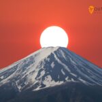 Sunset in Mount Fuji