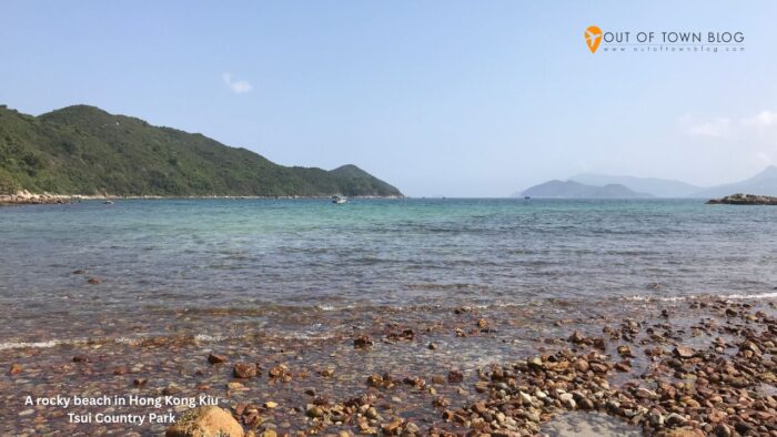 A rocky beach in Hong Kong Kiu Tsui Country Park