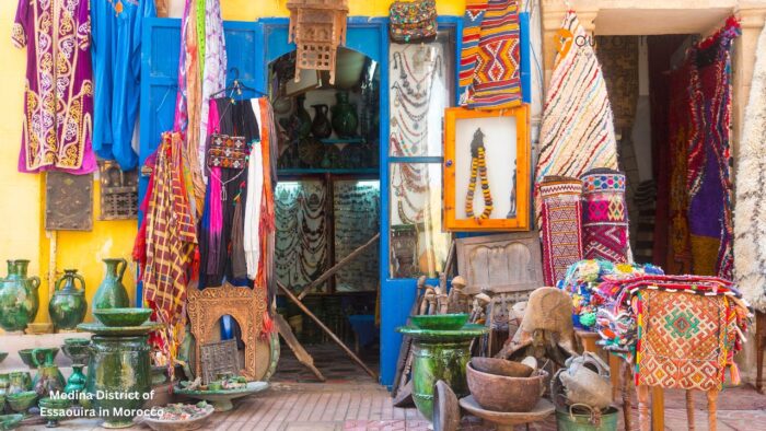Medina District of Essaouira in Morocco