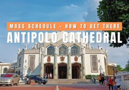 Antipolo Cathedral Mass Schedule photo by Jeff Basina via Wikimedia Commons