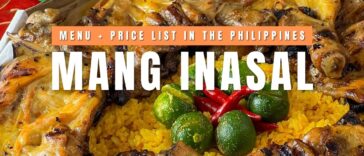 Mang Inasal Menu and Price List