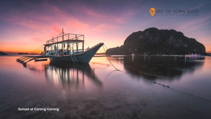 Sunset at Corong-Corong