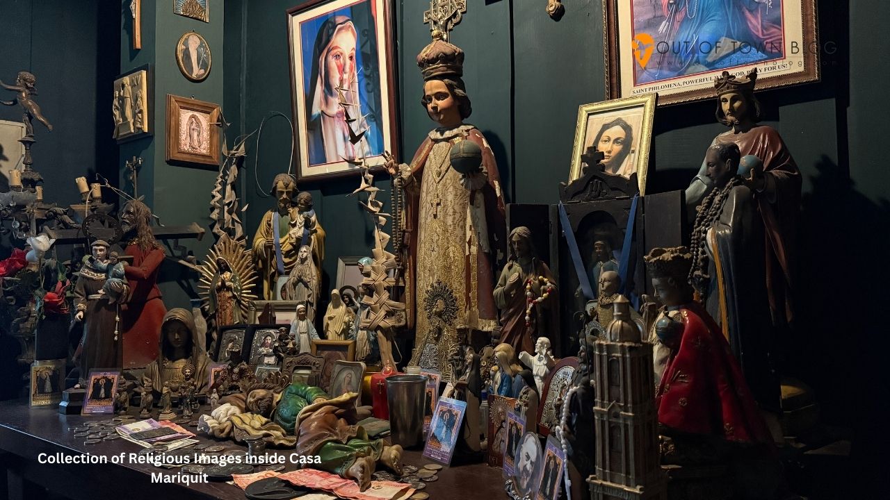 Collection of Religious Images inside Casa Mariquit