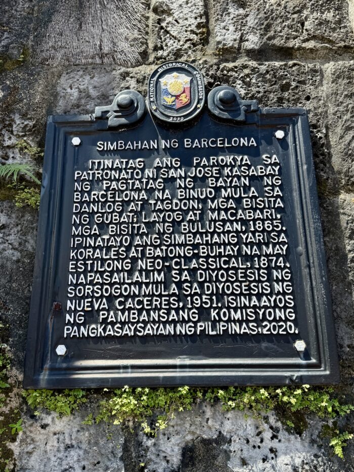 Barcelona Church NHI Marker