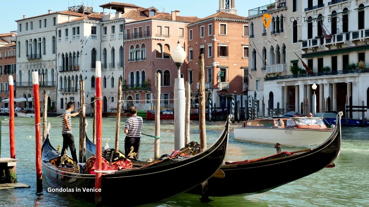 Gondolas in Venice