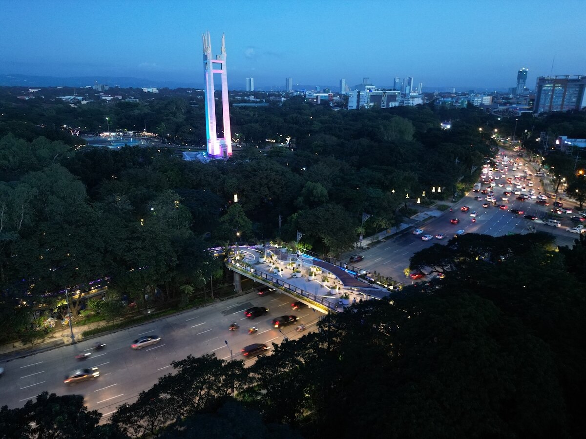 Green Bridge in Quezon City photo via QuezonCity.gov.ph