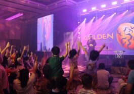 Handsome James captivates the kids with jaw-dropping magic