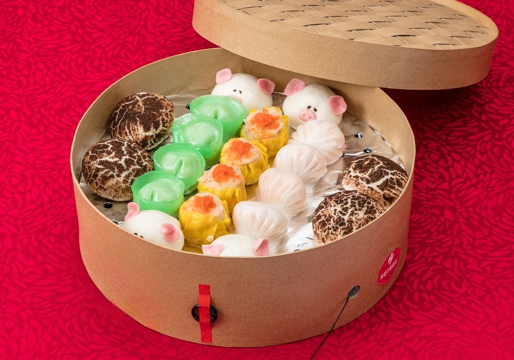 M Takeout's Dim Sum Hot Box is available for a satisfying feast wherever the moment calls